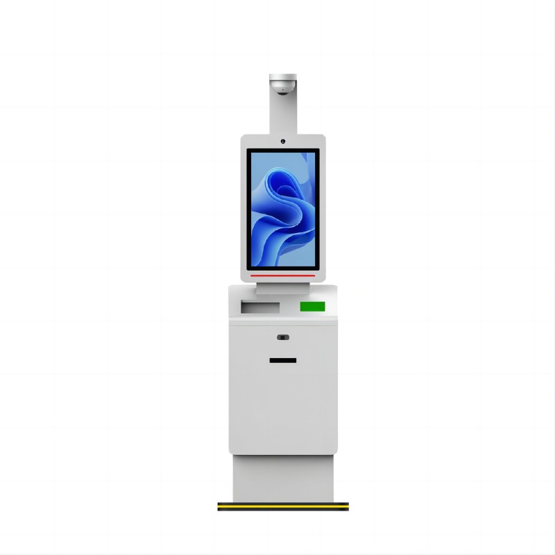 Airport Self Service Kiosk 15inch to 32inch With CCTV Camera ADA Passport Scanner