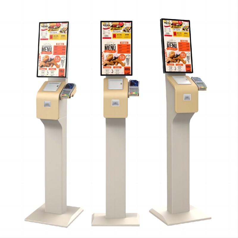 Floor Standing Touch Screen kiosk Retail Supermarket Self service Ordering