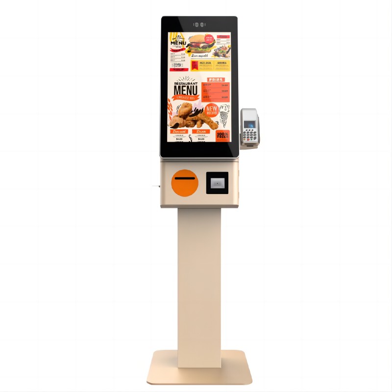 21.5inch-27inch Floor Standing Touch Screen kiosk Retail Supermarket Self Checkout