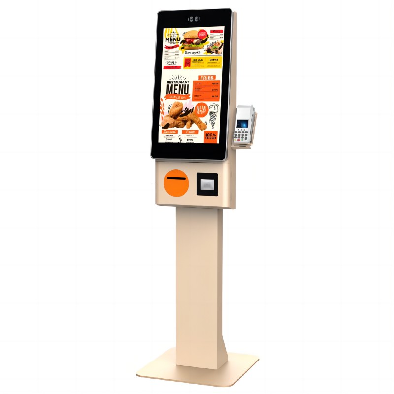 21.5inch-27inch Floor Standing Touch Screen kiosk Retail Supermarket Self Checkout