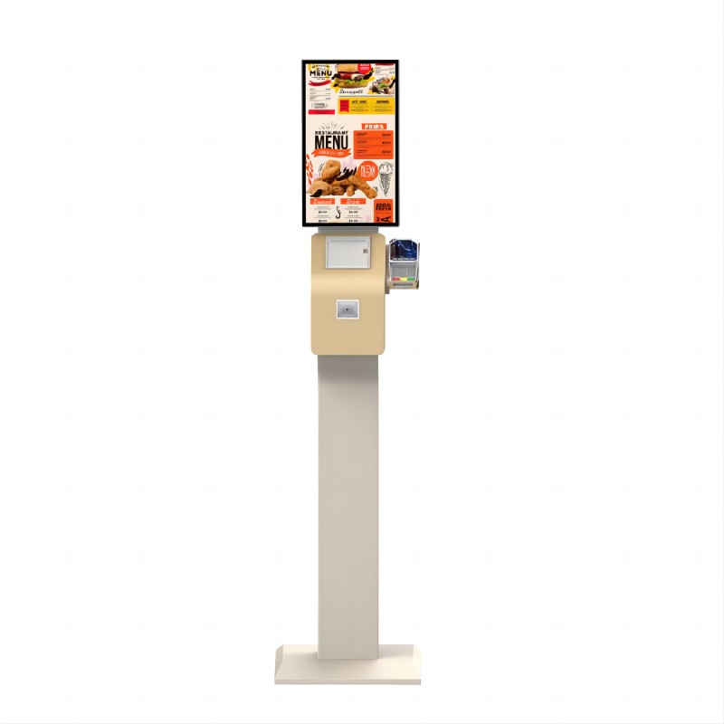 Floor Standing Touch Screen kiosk Retail Supermarket Self service Ordering