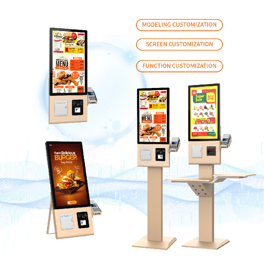 Floor standing touch screen kiosk applications