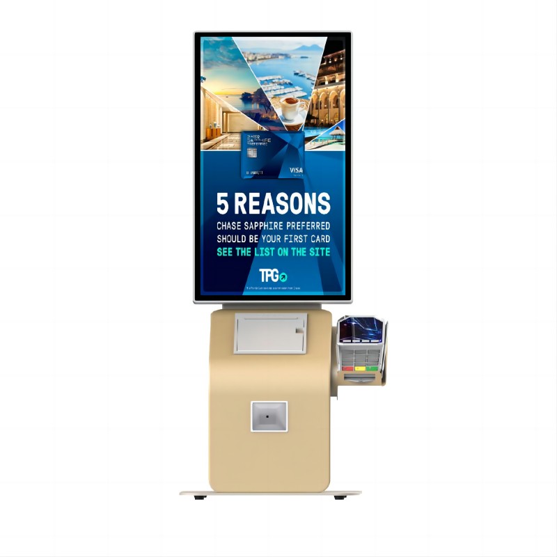 Touch Screen Kiosk Display Retail Supermarket Self service Ordering Cash Register