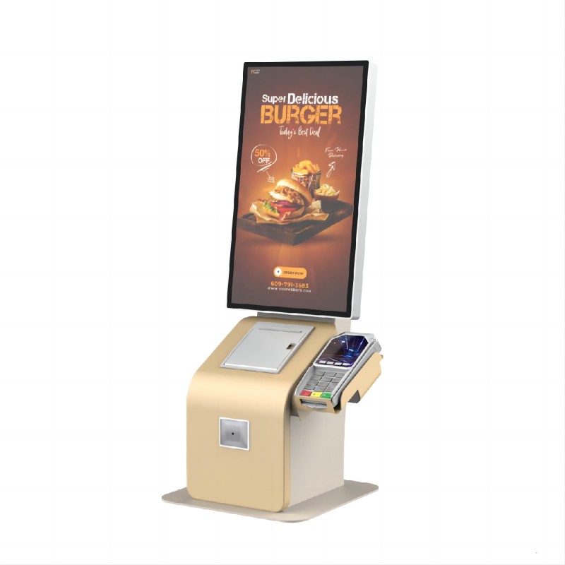 Touch Screen Kiosk Display Retail Supermarket Self service Ordering Cash Register