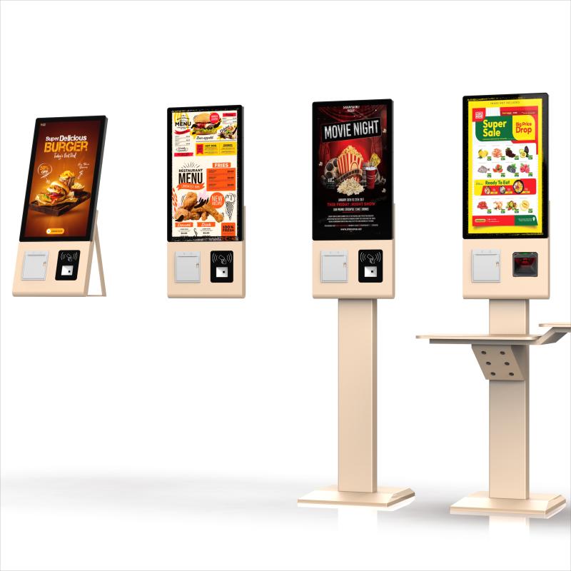 23.5-inch wall mount self food order kiosk