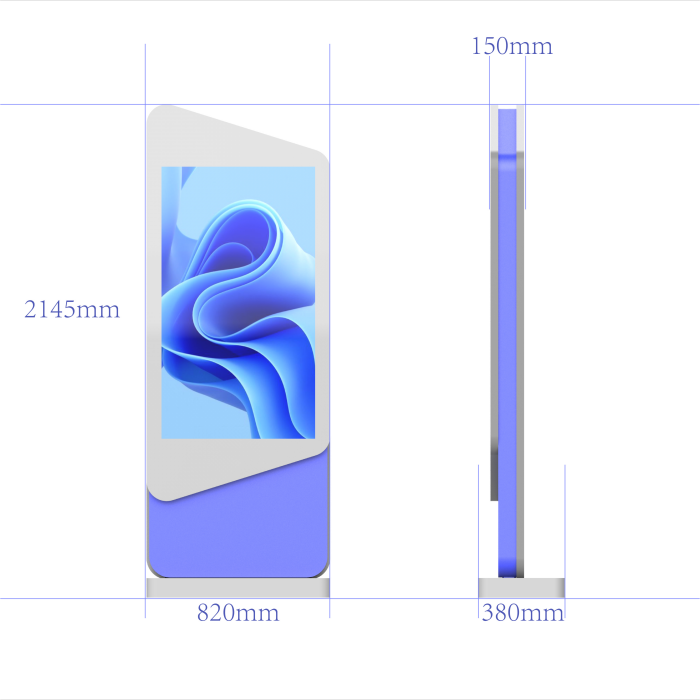 Kiosk Digital Signage 55inch Interactive witth Touch Screen