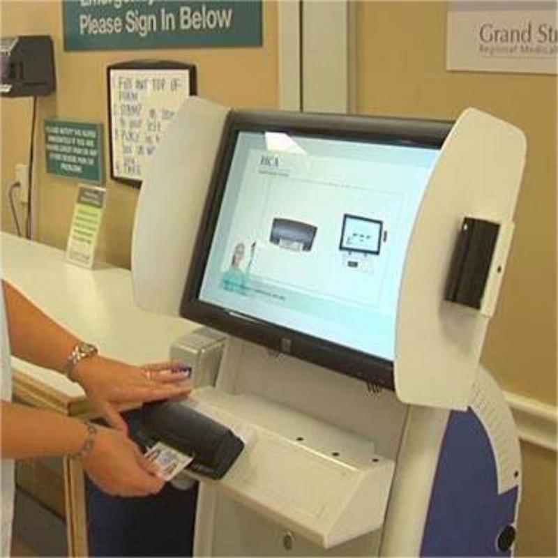 24-inch patient check in kiosk with touch screen