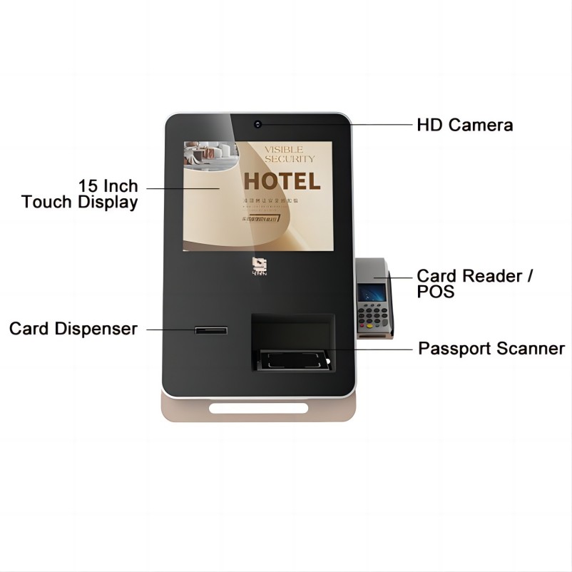 Kiosk Computer Hotel Check In Kiosk With Passport Scanner4.jpg