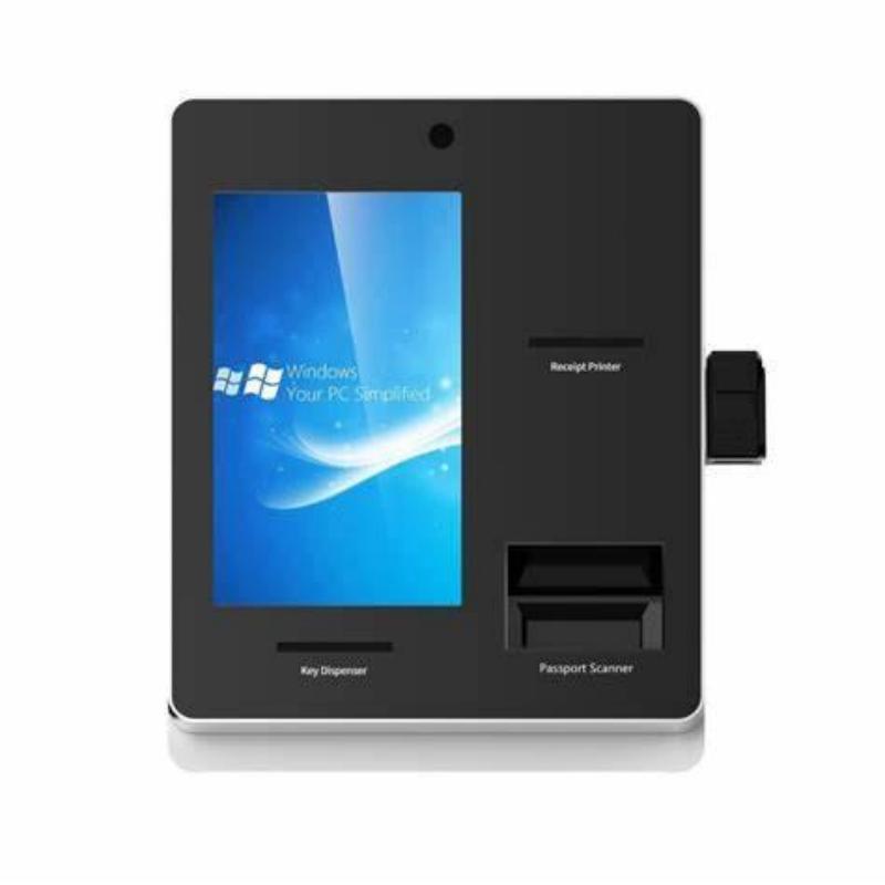 21.5-inch wall mount self check in kiosk