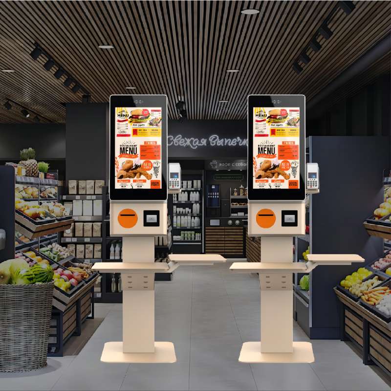 custom Computer Kiosk Restaurant Self service Payment Kiosk with Pallet online