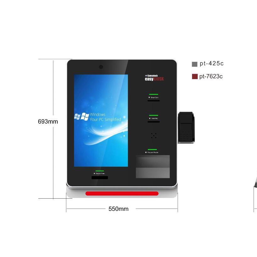 Employee Kiosk check in Self service machine