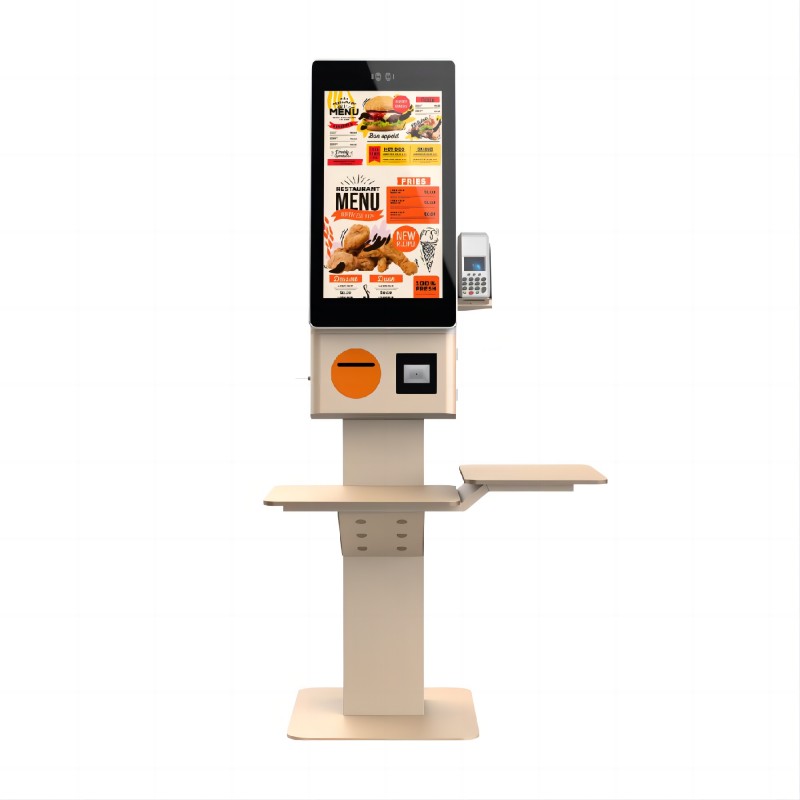 Computer Kiosk Restaurant Self service Payment Kiosk with Pallet