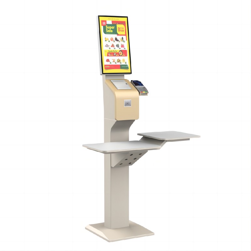 Outdoor Retail Kiosk Retail Supermarket Vertical Tray Type Self-service Ordering Cashier