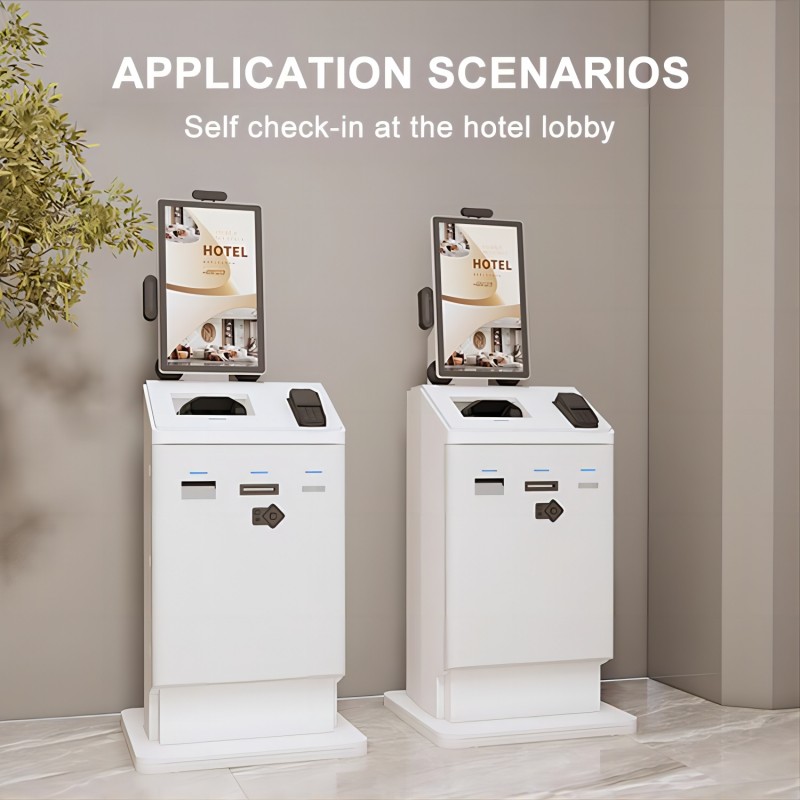 custom 27 inch Hotel Self Service Kiosk For standing style online