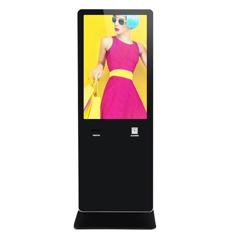 43-inch self service checkout kiosk with touch screen