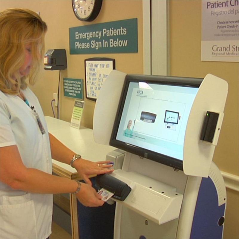 21.5-inch wall mount patient check in kiosk