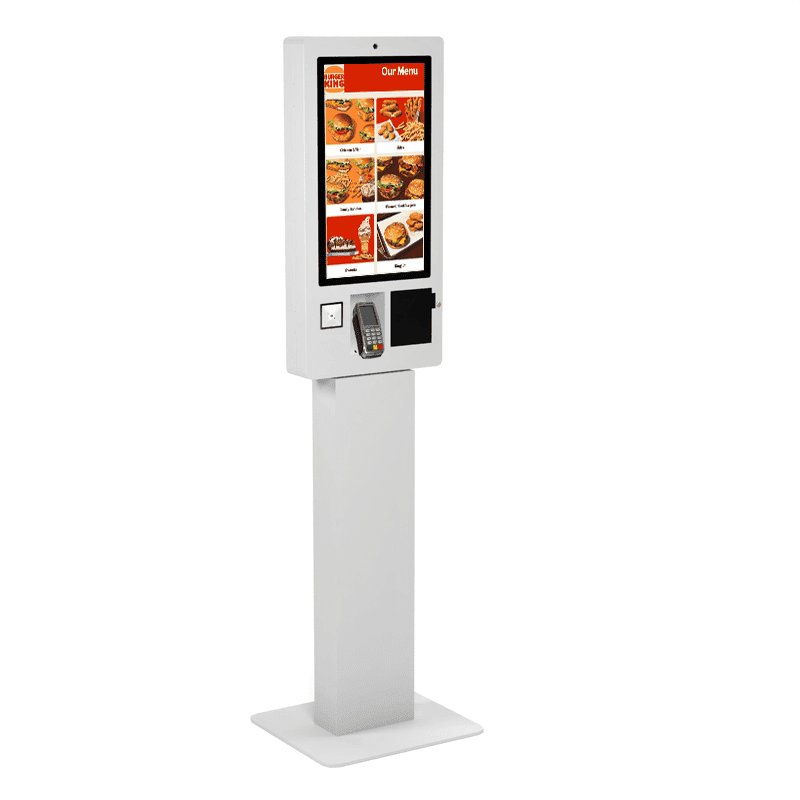 custom 21.5-inch wall mount airpot kiosk check in online