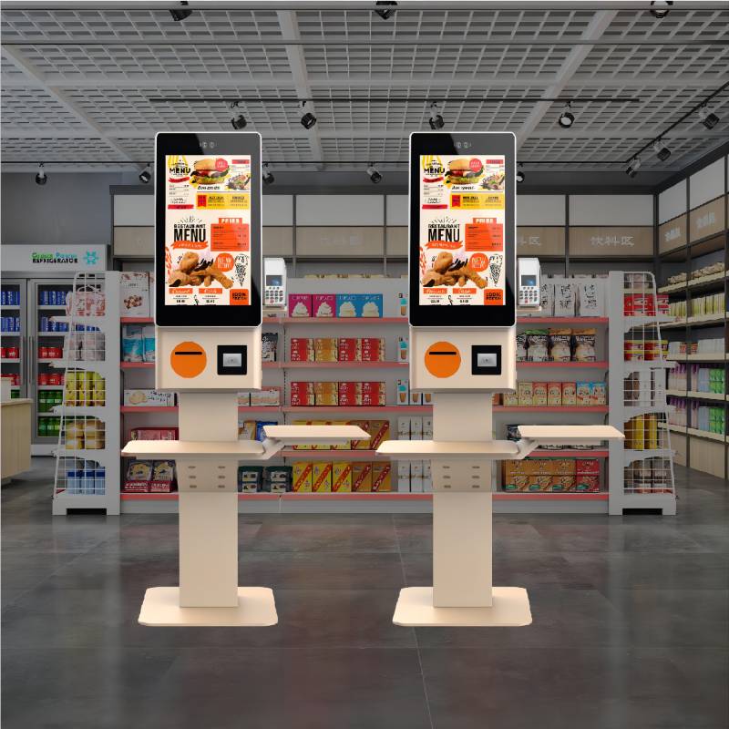 Kiosks In Retail Touch Screen Self-service Payment Kiosk with Pallet