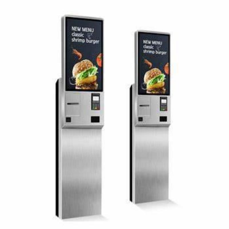 24-inch wall mount self service checkout kiosk with touch screen