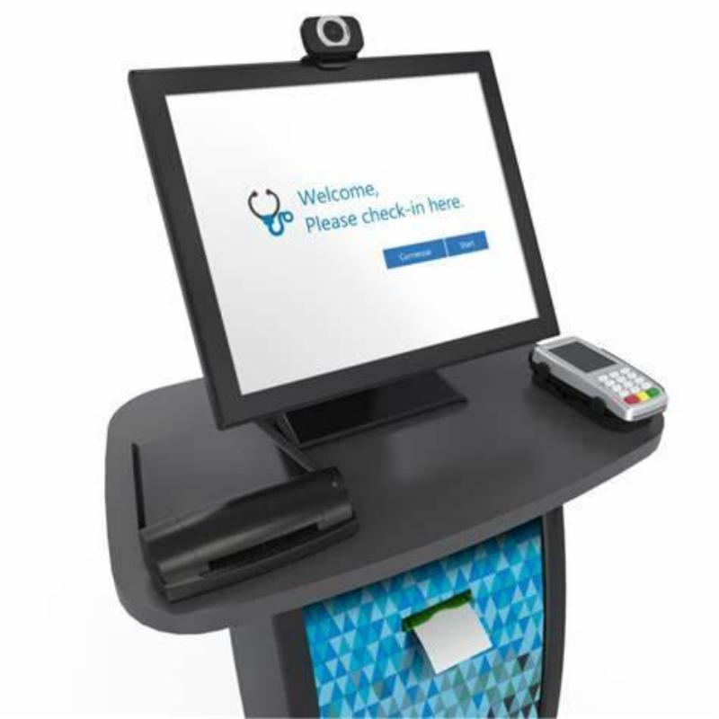 19-inch standing medical check in kiosk machine