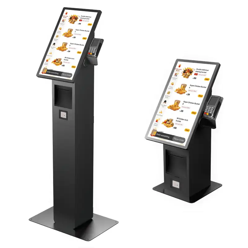 21.5-inch standing airpot kiosk check in machine