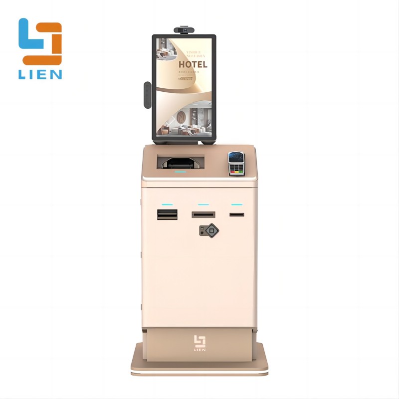 good quality Bus Station Kiosk 21 24 27 32 inch Terminal Kiosk with Face Recognition And Payment,POS,Cach,QR reader wholesale