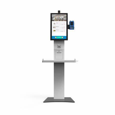 21.5-inch standing airpot kiosk check in machine