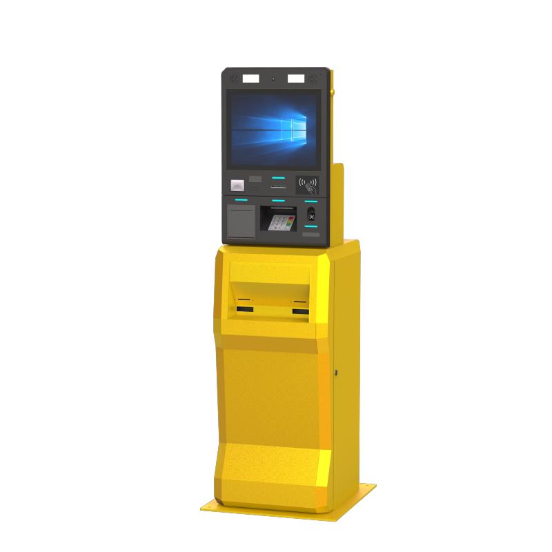 17-inch floor standing vistor badge kiosk