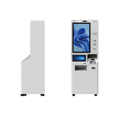 Self service kiosk machine customization options