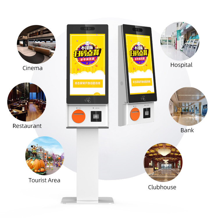 Self Ordering Kiosk with Real-Time Analytics 32-Inch Screen NFC Payments Durable Metal Enclosure Voice Assistant Integration applications.jpeg