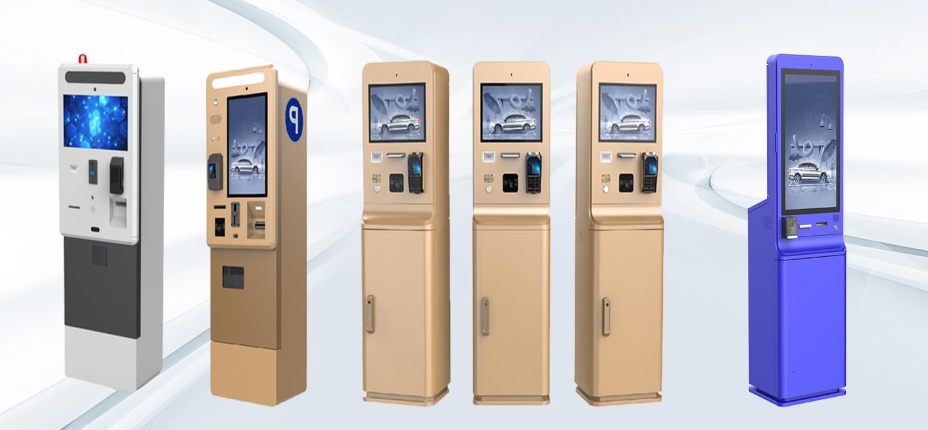 custom Large shopping mall underground parking lot payment kiosk online