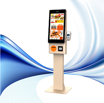 21.5 inch Self Ordering Kiosk with NFC Payments PCI-DSS Compliant Intel i5 8GB RAM 256GB SSD